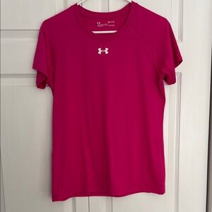 Under Armour Women's Pink Short Sleeve Tee